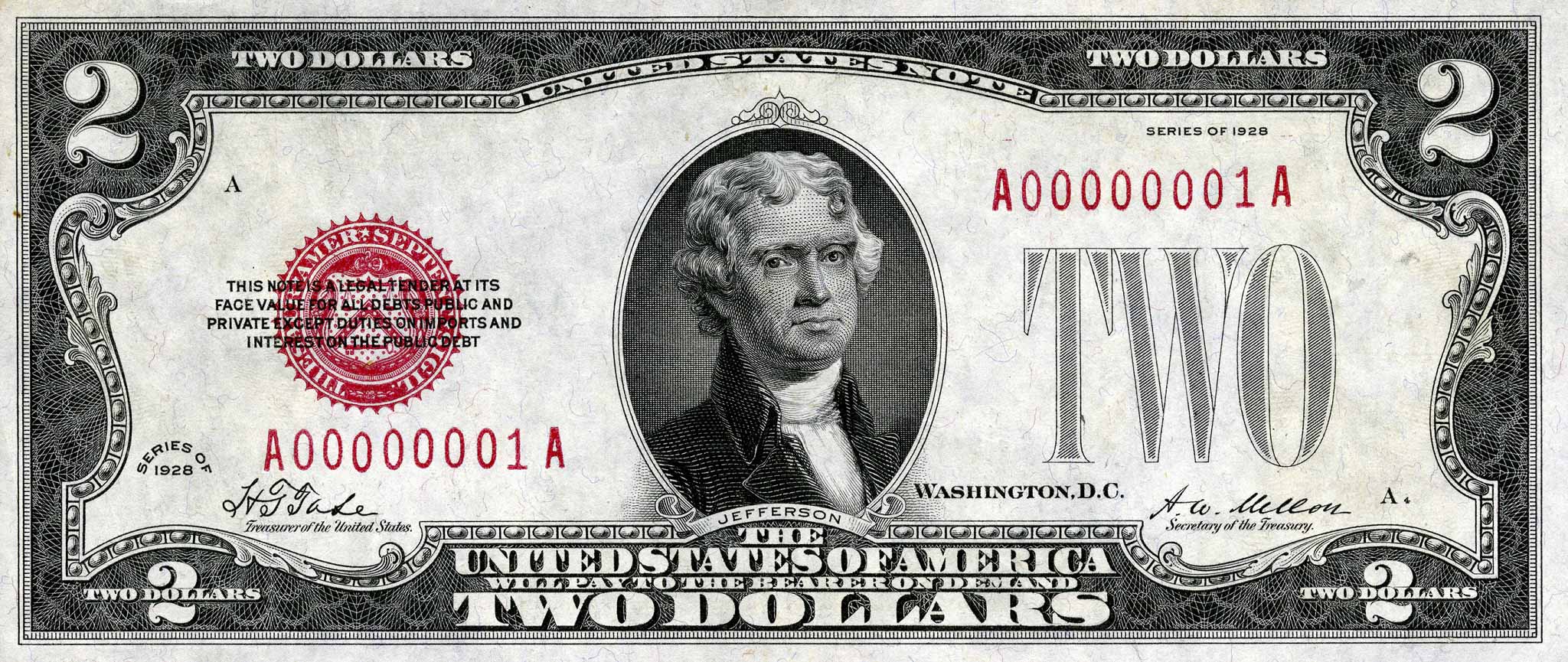 Thông tin thú vị về đồng 2 Đô La Mỹ