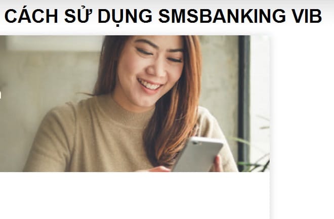 ccah su dung sms banking vib