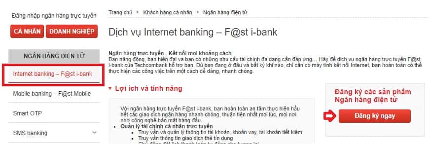click vao internet banking