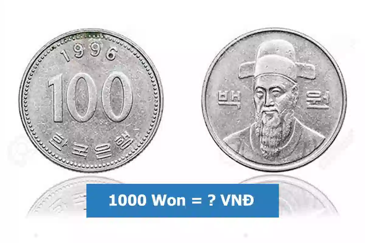 1 won bằng bao nhiêu tiền Việt Nam