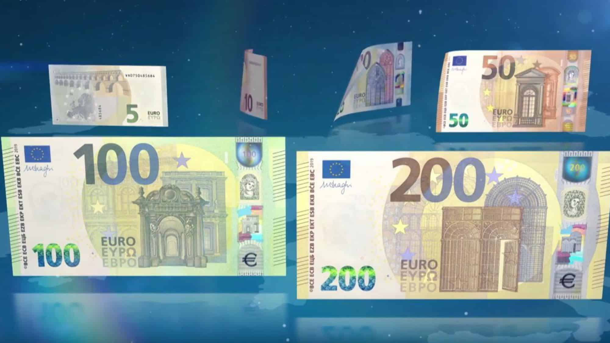 Đồng 100 và 200 euro mới chính thức lưu hành từ ngày 28-5-2019