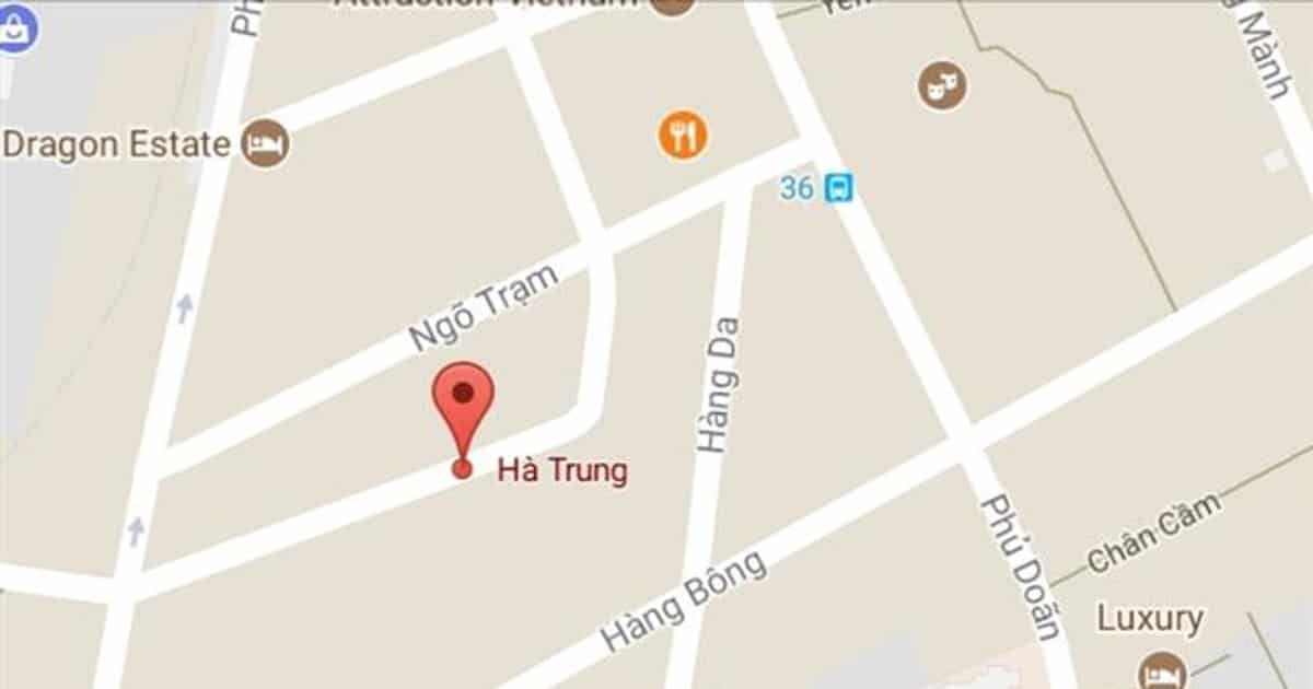 Phố Hà Trung, quận Hoàn Kiếm, Hà Nội