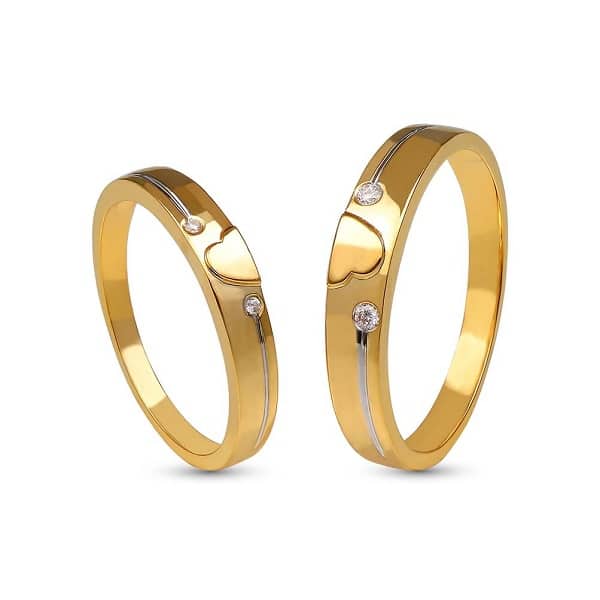Một số mẫu nhẫn cưới vàng 18k dưới 3 triệu sang trọng trang nhã - JEMMIA  DIAMOND