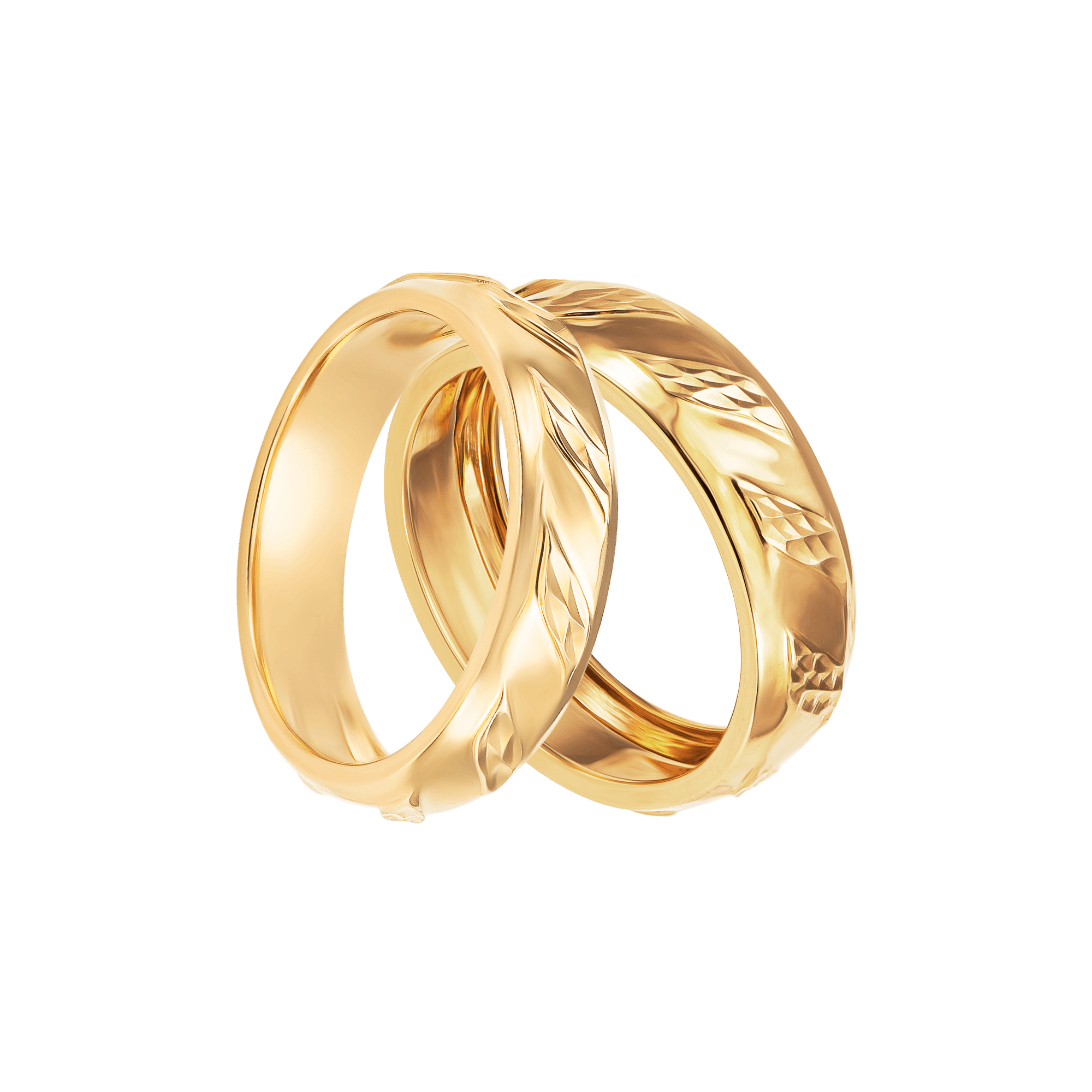 Cặp nhẫn cưới Vàng 18K PNJ 01980-01981