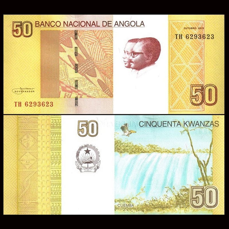 50 kwanzas Angola 2012 Shop tiền sưu tầm D-money