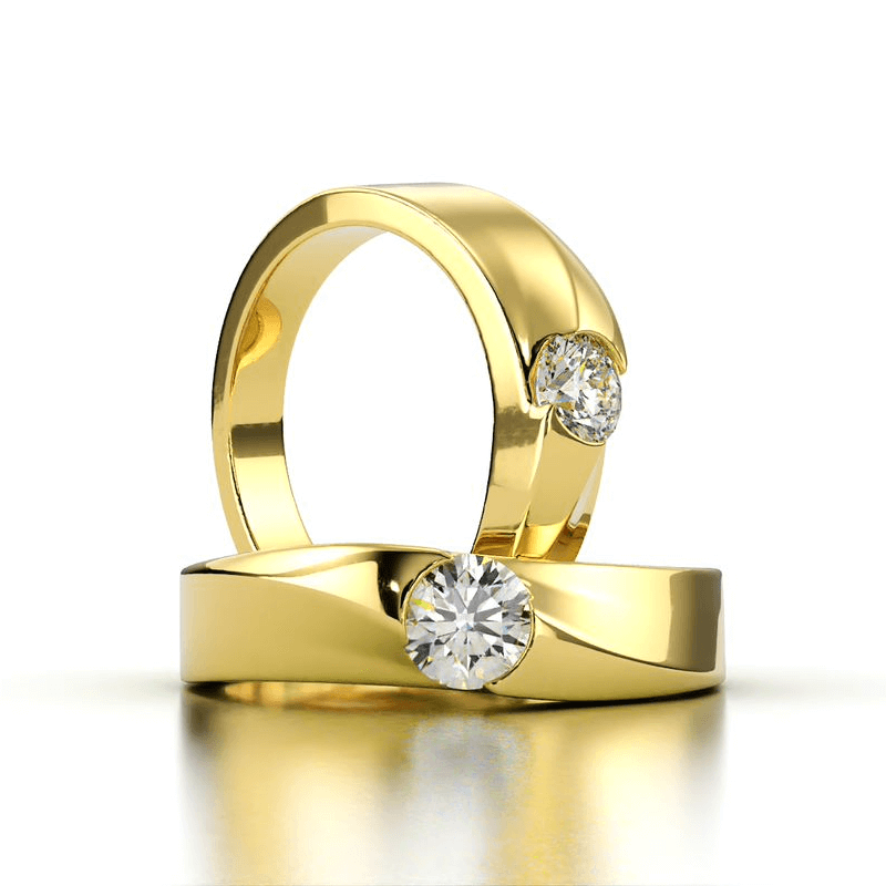 nhẫn cưới vàng 18k dưới 3 triệu